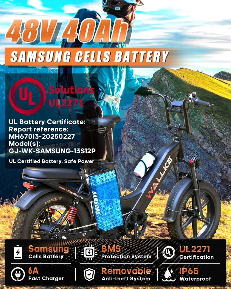 Wallke H7 Step-Thru Electric Bike Canada