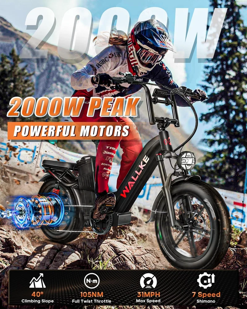 Wallke H7 Step-Thru Electric Bike Canada