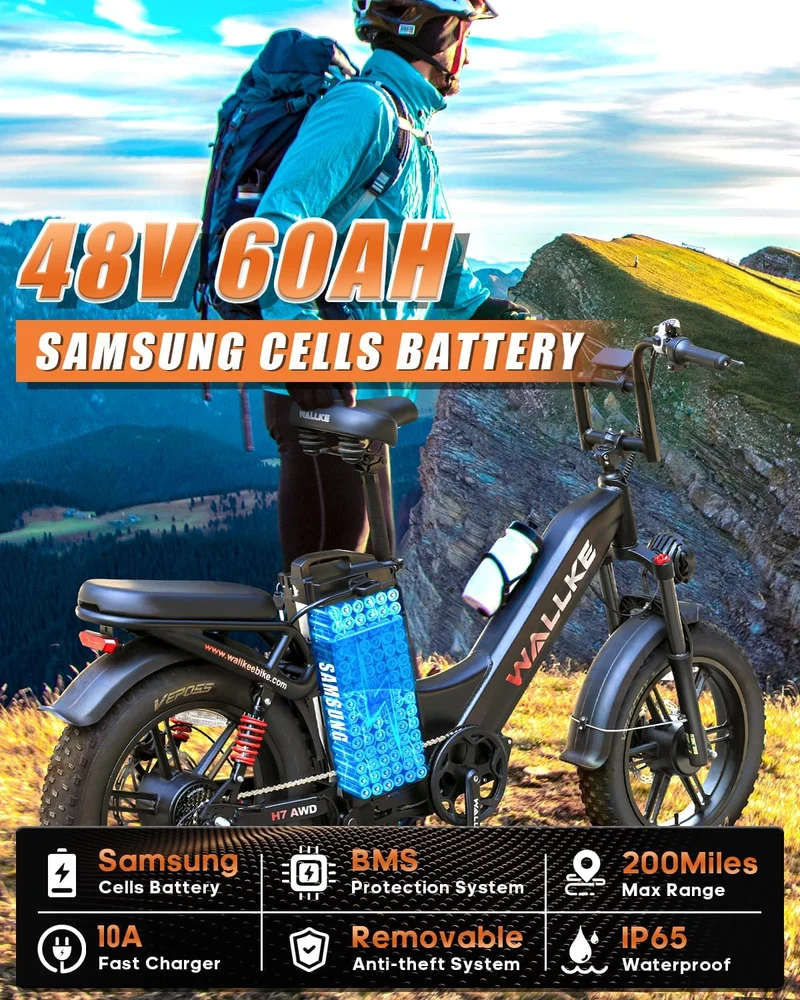 Wallke H7 Step-Thru Electric Bike Canada