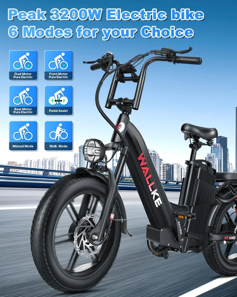 Wallke H7 Step-Thru Electric Bike Canada