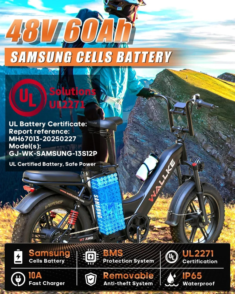 Wallke H7 Step-Thru Electric Bike Canada