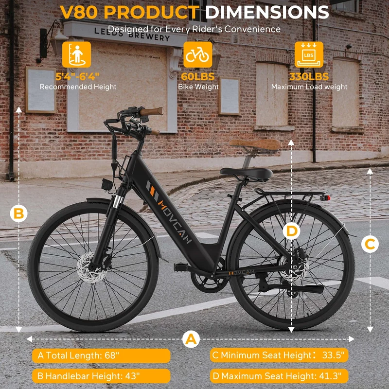 Movcan V80 Electric Bike Canada