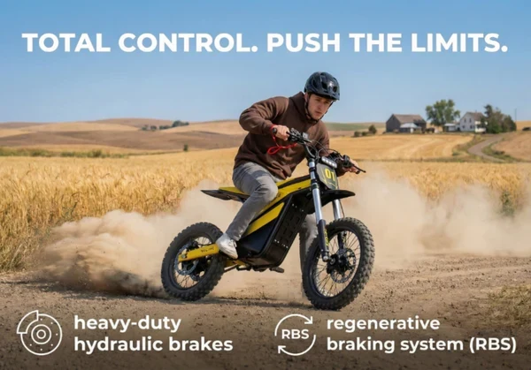 Heybike Villain Electric Dirt Bike Canada