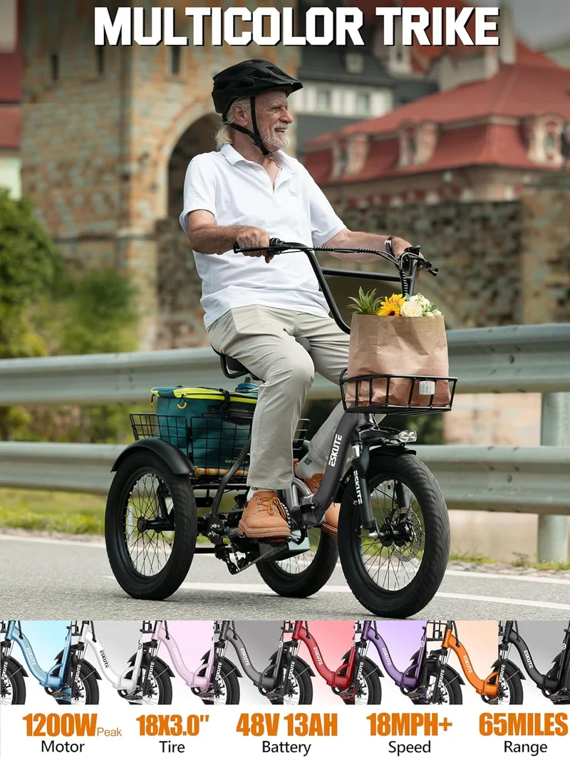 Eskute T300 Folding Electric Trike Canada