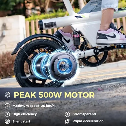 Rideplux Step-Through Electric Bike 500W Commuter Canada