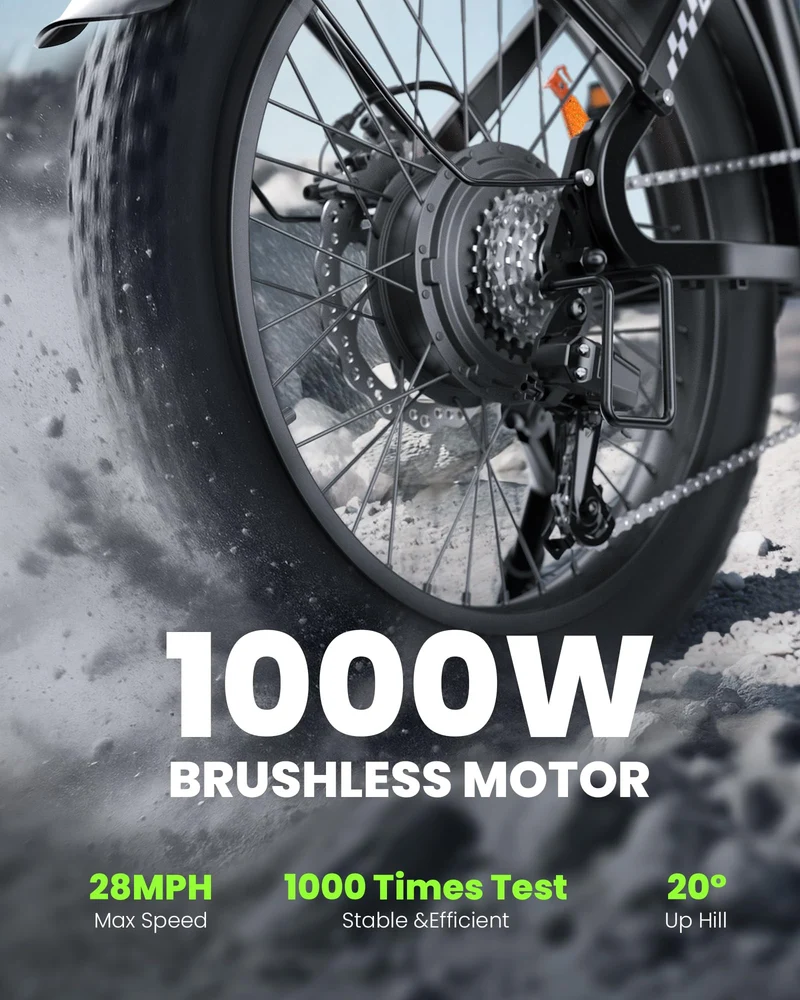 Rideplux Step-Through Electric Bike 500W Commuter Canada