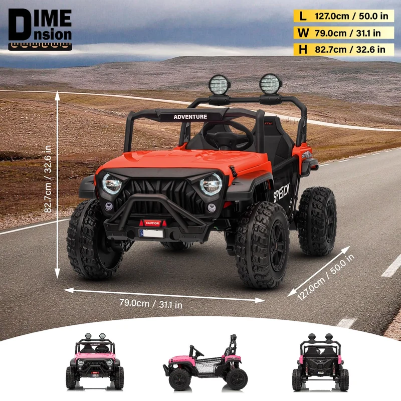 Voltz Toys 24V Kids Ride-On UTV – 2 Seater Canada