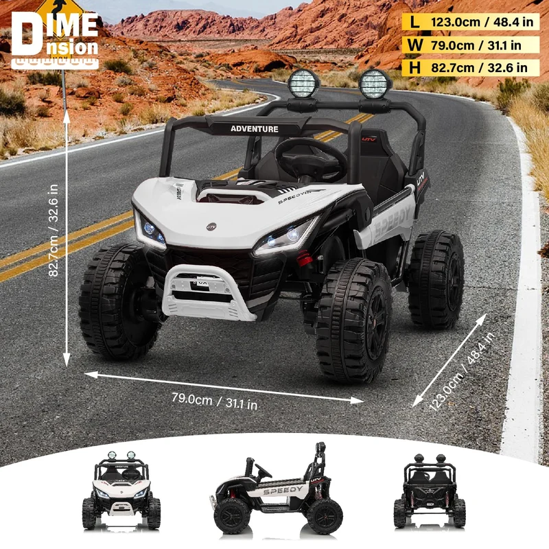 Voltz Toys 24V Kids Ride-On UTV – 2 Seater Canada