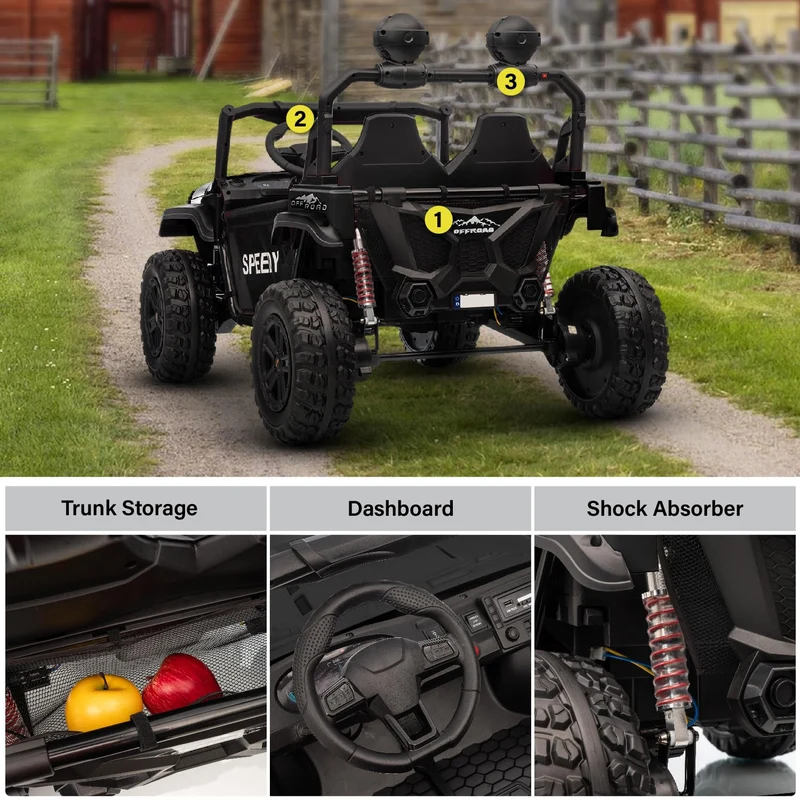 Voltz Toys 24V Kids Ride-On UTV – 2 Seater Canada