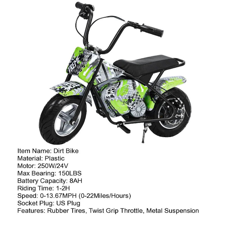 HEVIRGO 250W Kids Electric Dirt Bike Canada