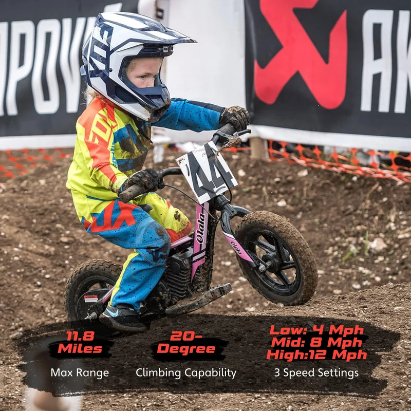 OLALA 340W Kids Electric Dirt Bike - Canada Adventure