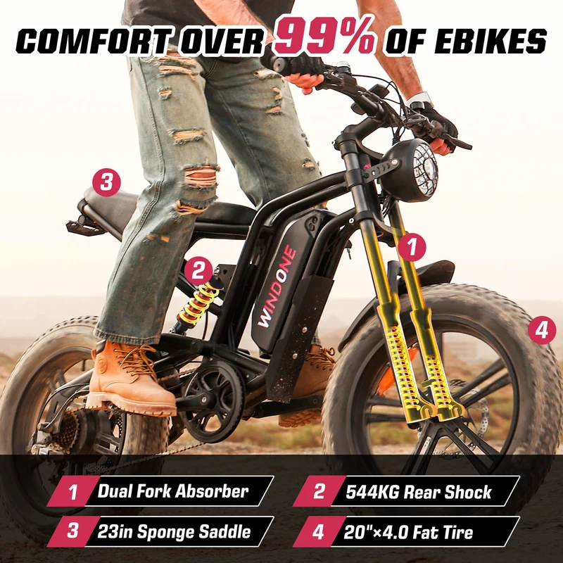 Windone K20 Electric Bike – All-Terrain Canada Power