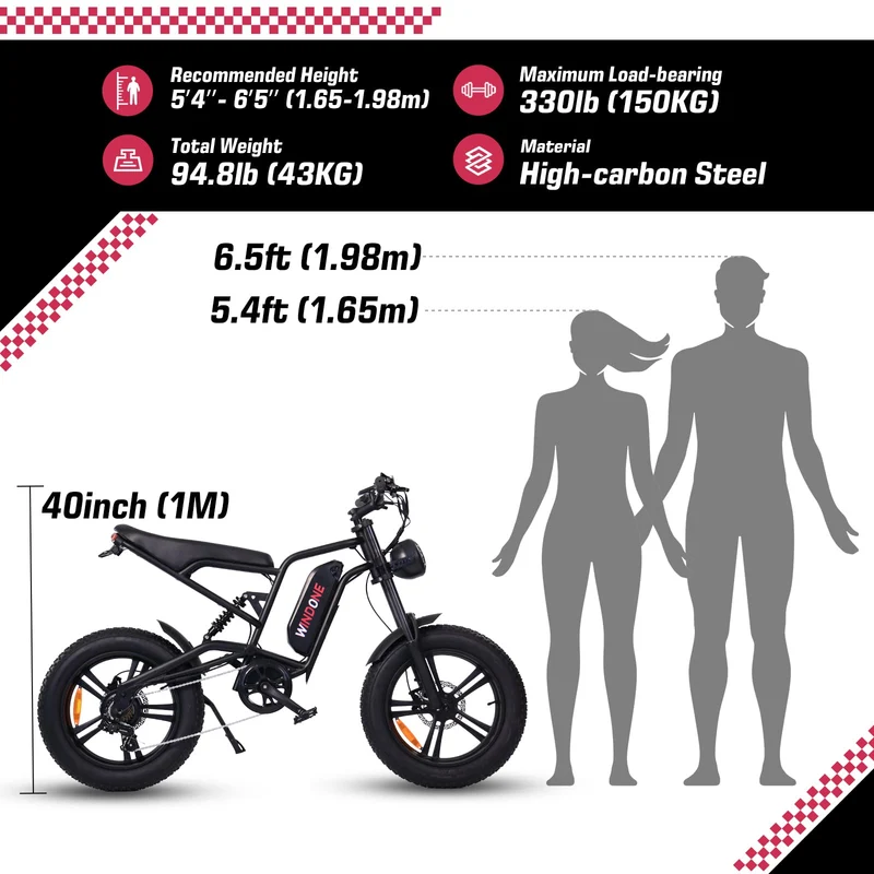Windone K20 Electric Bike – All-Terrain Canada Power