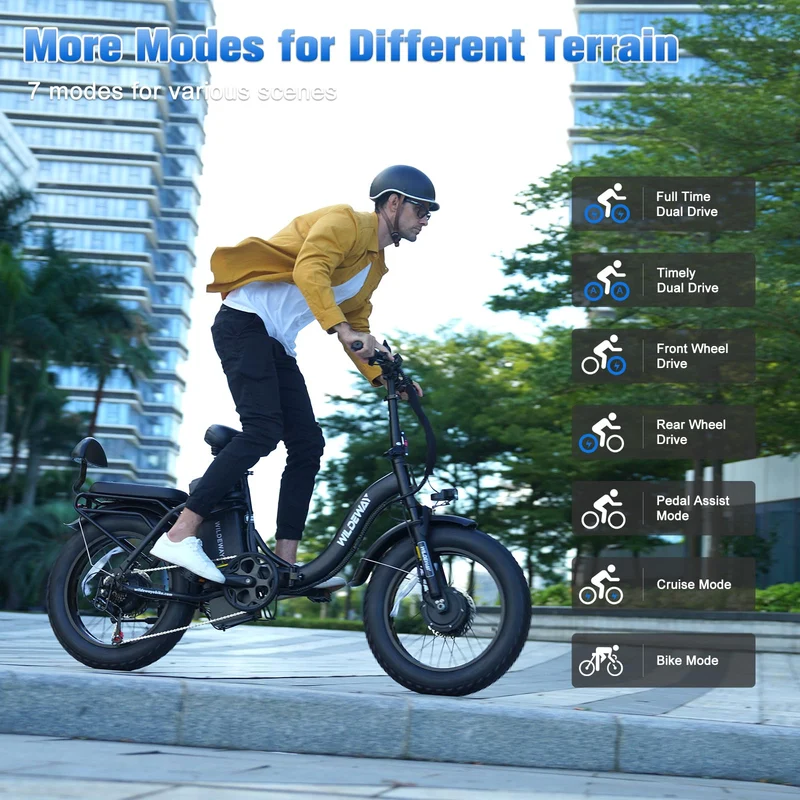 WildWay 2000W Fat Tire Ebike - Canada Adventure