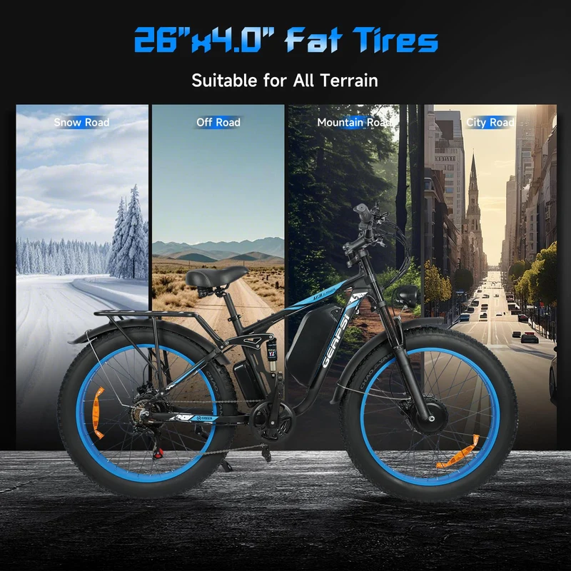GERPSI 3000W Dual Motor Ebike - Canada