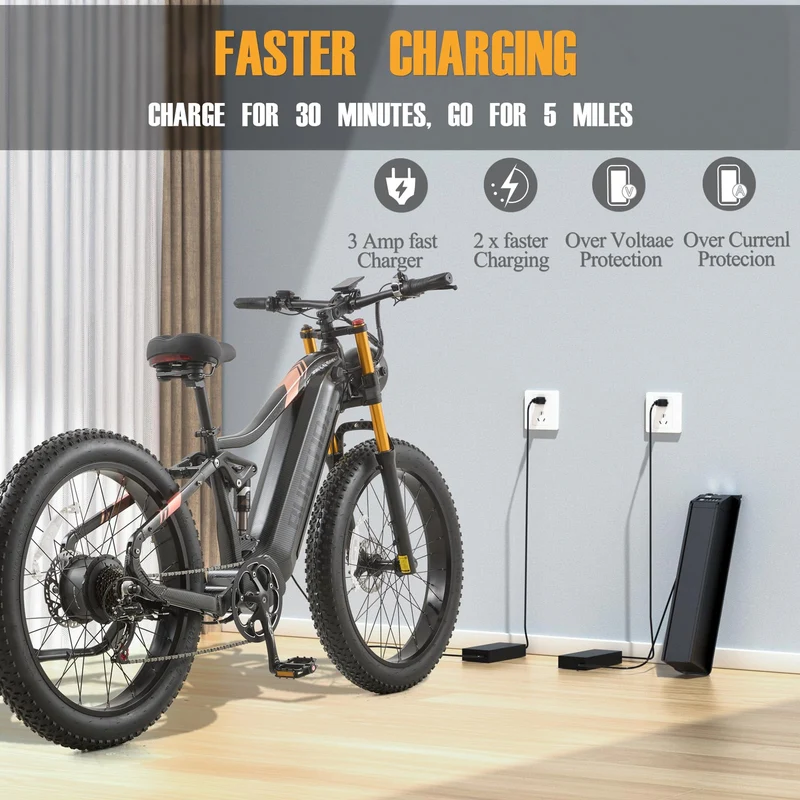 BURCHIN Full Suspension E-Bike: Smooth Rides Canada
