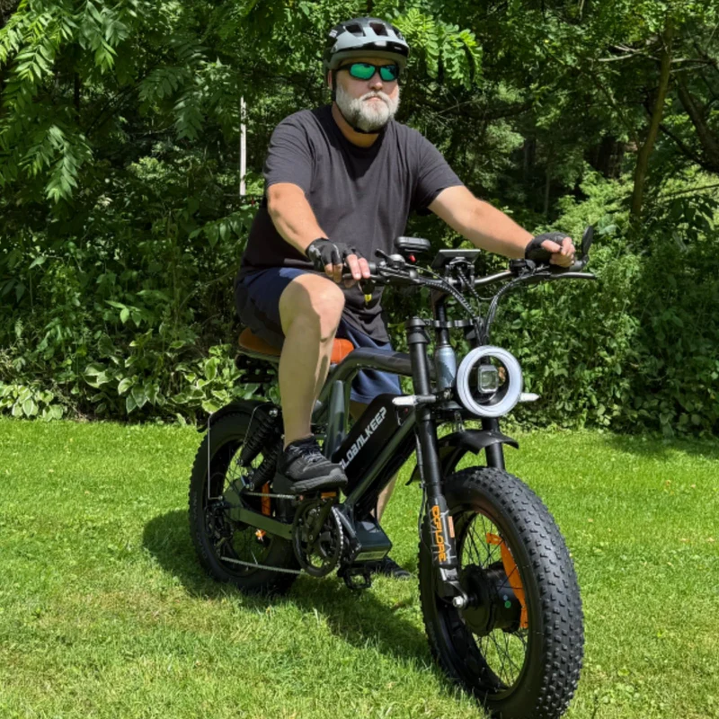GLOBALKEEP 750W Fat Tire Electric Bike 48V 15Ah Canada