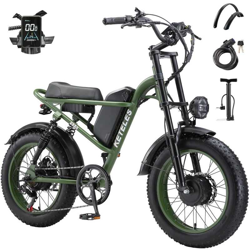 EVGUPRIDER 48V 23Ah Fat Tire Electric Bike Canada