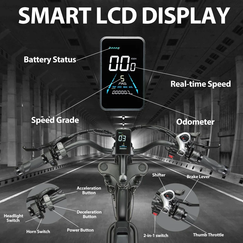 EVGUPRIDER 48V 23Ah Fat Tire Electric Bike Canada