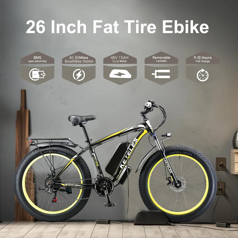 EVGUPRIDER 48V 21-Speed Electric Mountain Bike Canada