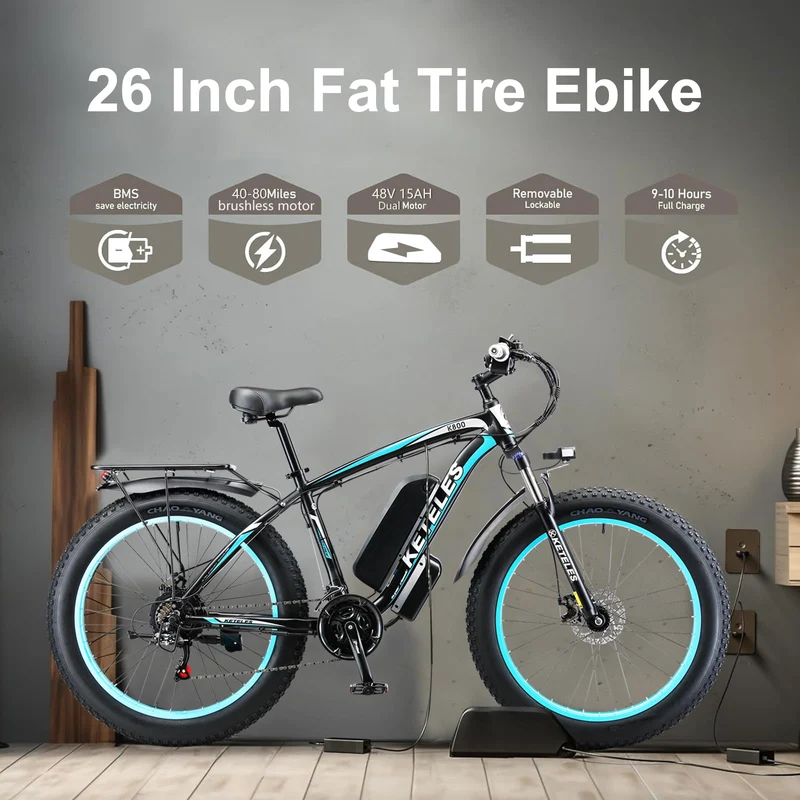 EVGUPRIDER 48V 21-Speed Electric Mountain Bike Canada