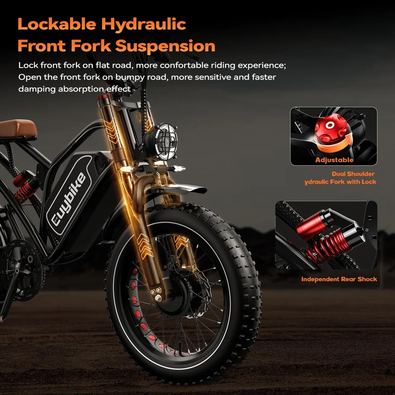 EUYBIKE S4 Dual Motor Fat Tire Electric Bike Canada