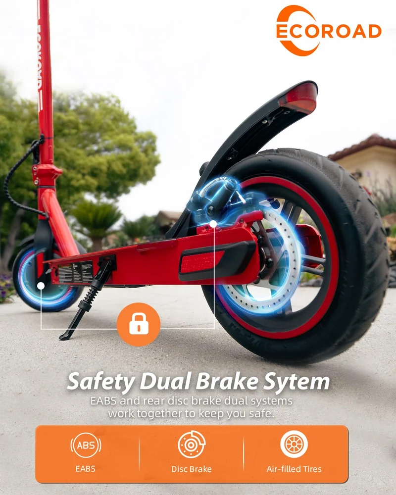 ECOROAD EC6 Electric Scooter 400W – Foldable Commuter Canada
