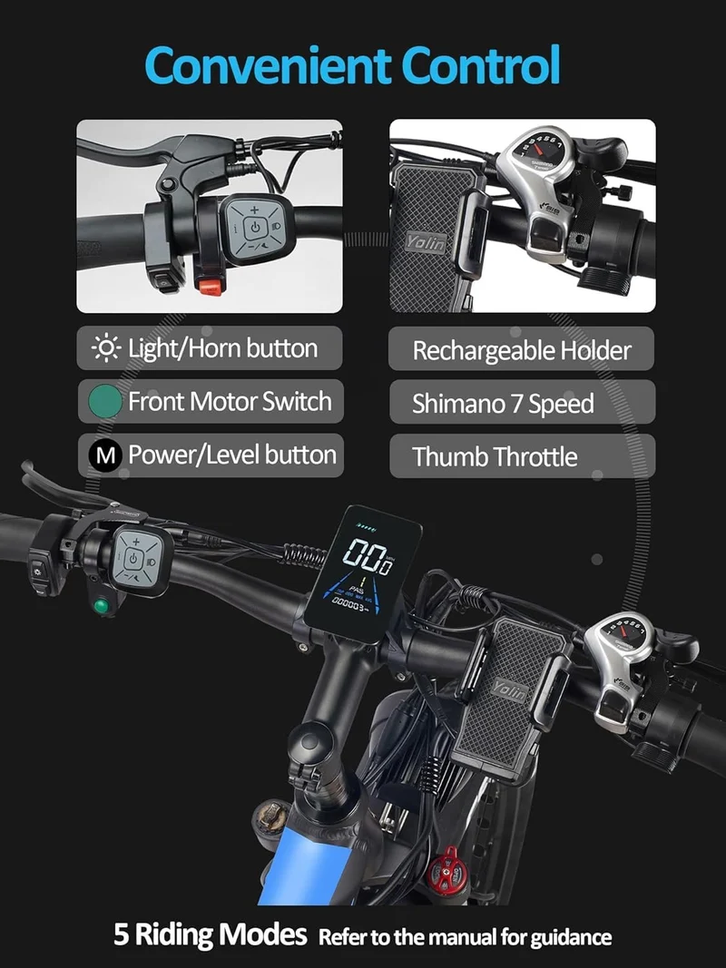 Ecocogy EB7PRO Dual Motor Electric Bike Canada