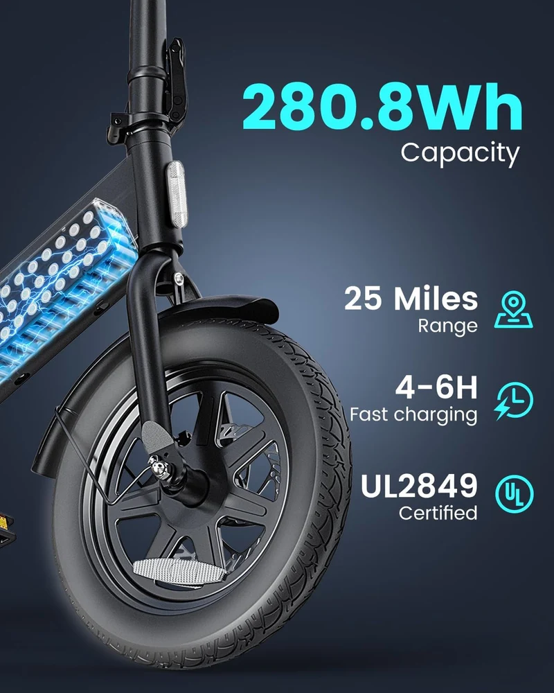 DYU D3F Folding Electric Bike – Compact Commuter E-Bike Canada