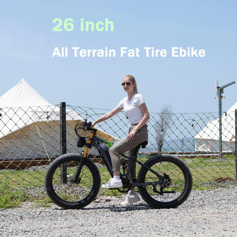 BIGUODIR 2000W Dual Motor Fat Tire E-Bike Canada