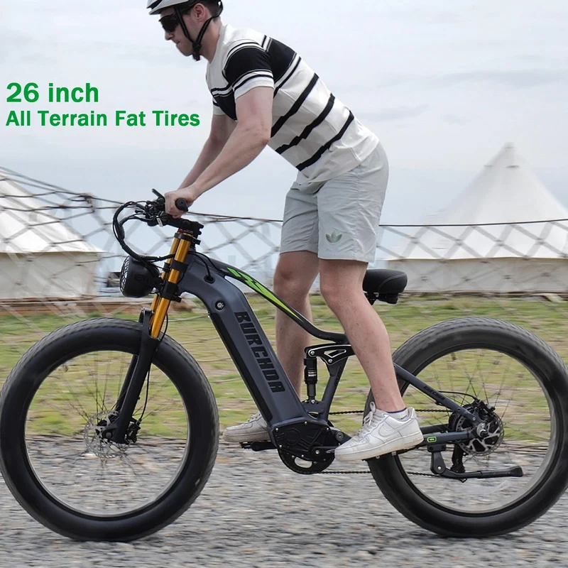 BIGUODIR 2000W Dual Motor Fat Tire E-Bike Canada