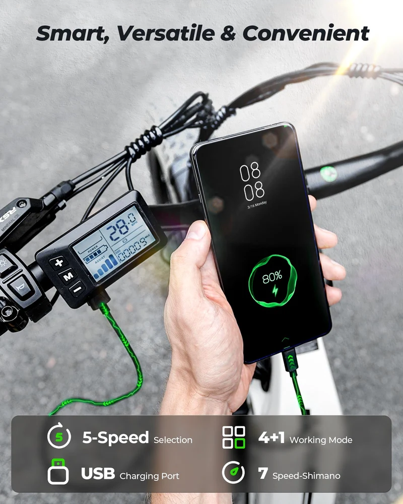 Isinwheel Electric Bike U8Plus Ultra – 1500W Fat Tire E-Bike Canada