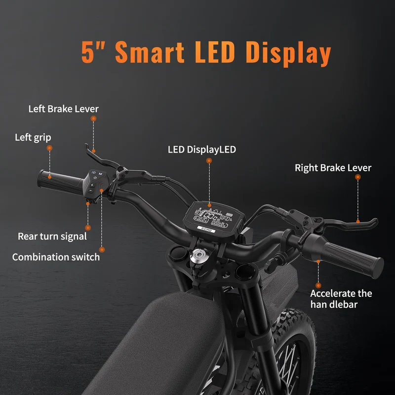 Bootime Electric Bike 2500W Model X - Off-Road Fat Tire Canada