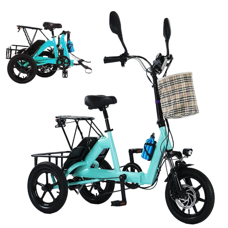 SKEKECIE Folding Electric Tricycle – 3-Wheel E-Bike Canada