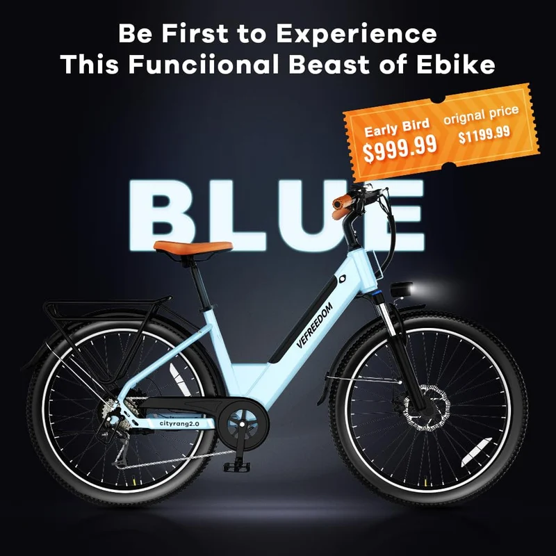 VEFREEDOM Cityrang 2.0 Electric Bike Canada | 720Wh