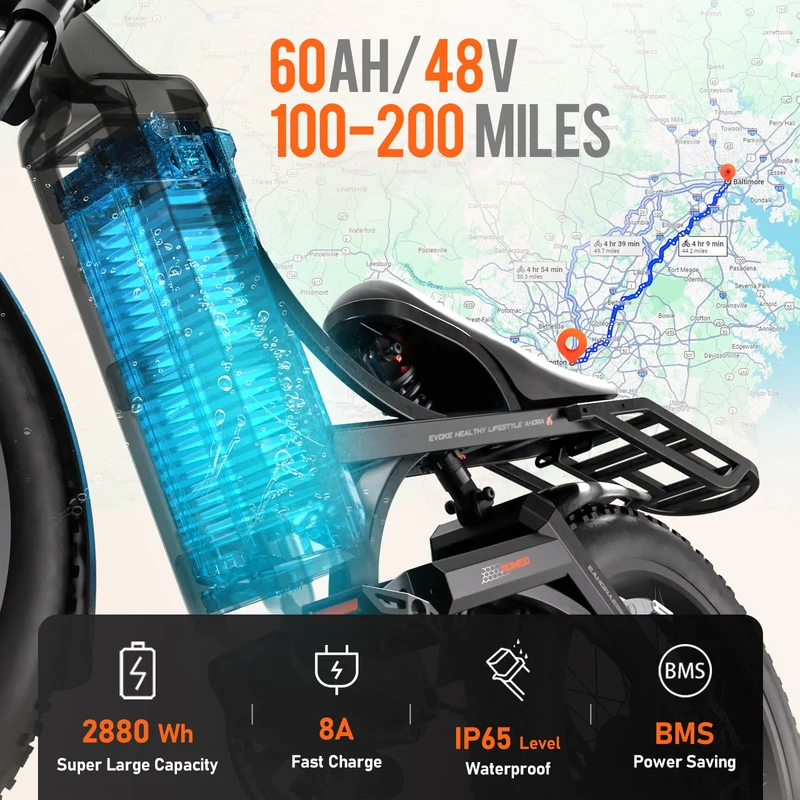Eahora Romeo Pro Electric Bike – 1200W All-Terrain Canada