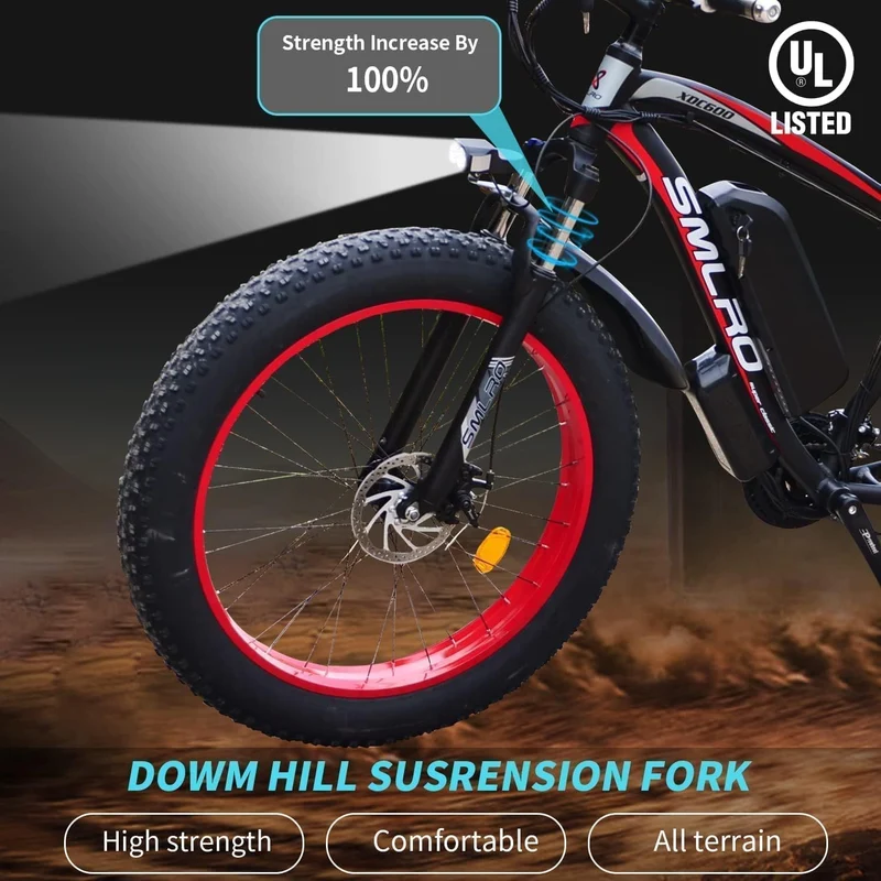 KEQJSK 1000W Suspension Fat Tire E-Bike Canada