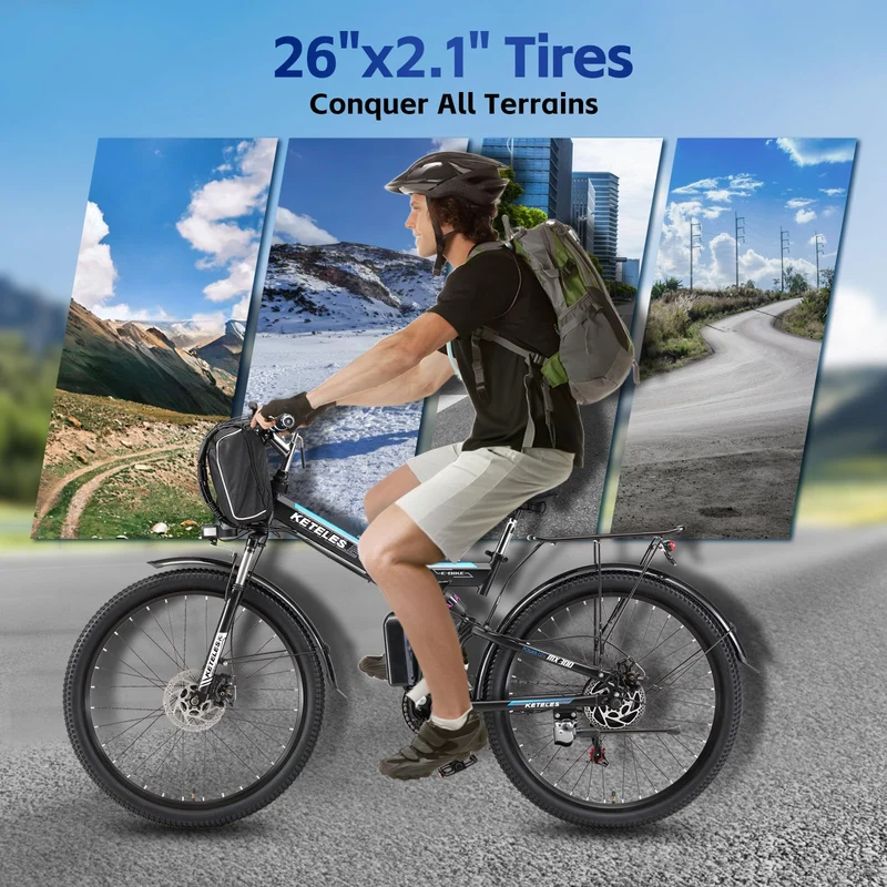 JESRIDER MX300 1000W Folding Electric Bike Canada