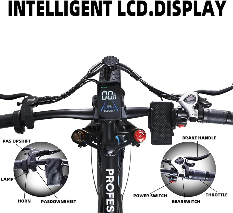 JESRIDER 26x4 Fat Tire Electric Bike 1000W – Canada