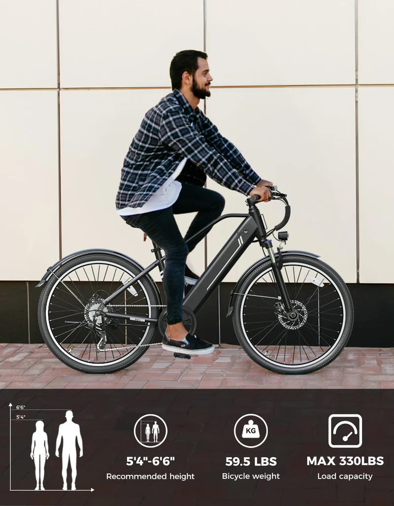 Jasion YC1 ST Electric Bike Canada - Power & Comfort
