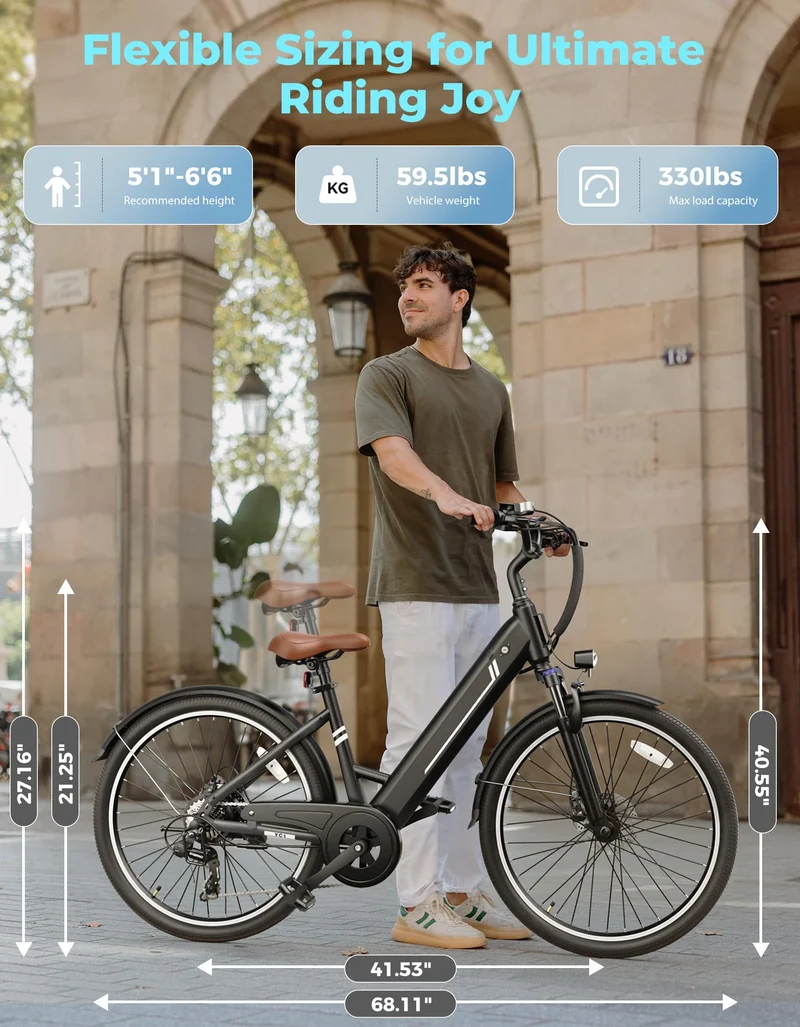 Jasion YC1 ST Electric Bike Canada - Power & Comfort