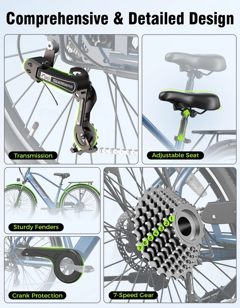 Jasion Roamer Electric Bike - Power in Canada