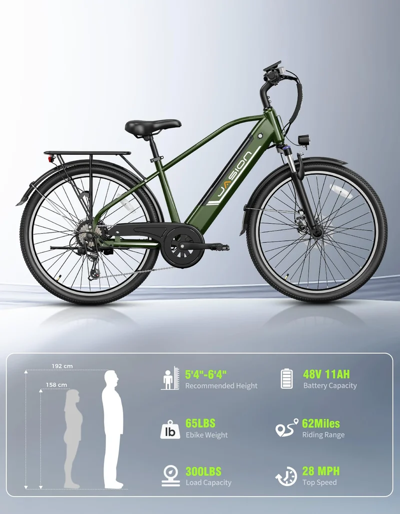 Jasion Roamer Electric Bike - Power in Canada