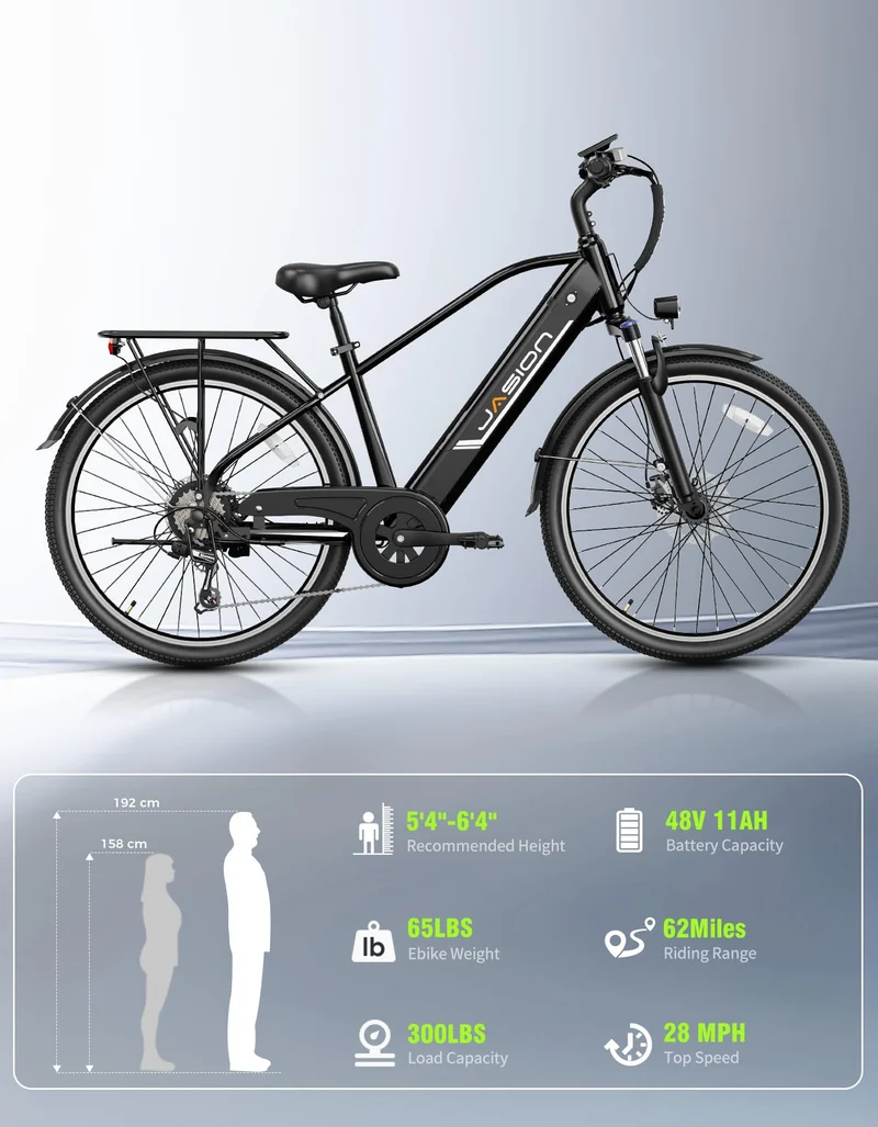 Jasion Roamer Electric Bike - Power in Canada