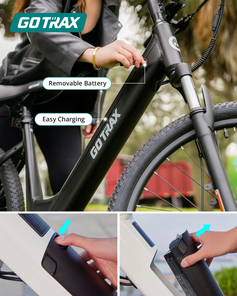 GOTRAX Dolphin Commuter Electric Bike 26" - Canada