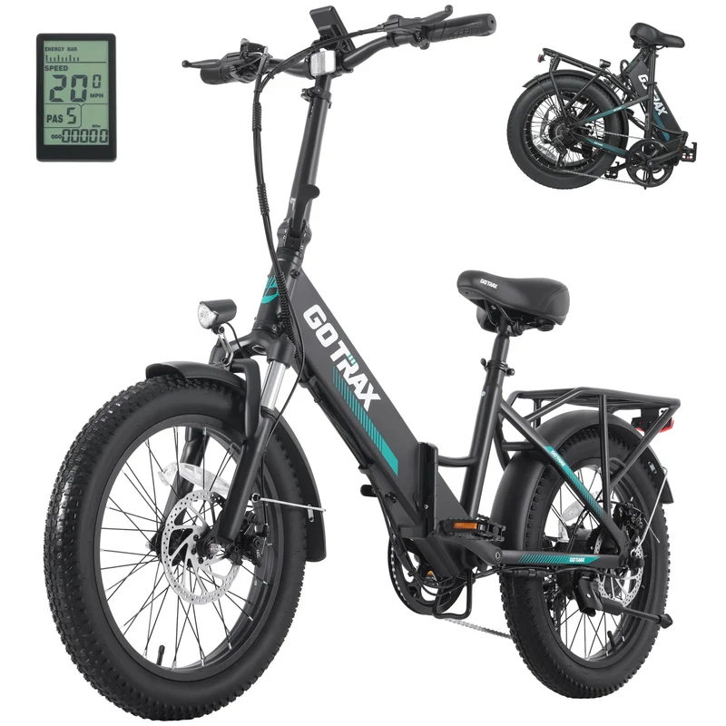 Gotrax R2 Folding Electric Bike – 500W, 64 km Range, Compact E-Bike for Canada