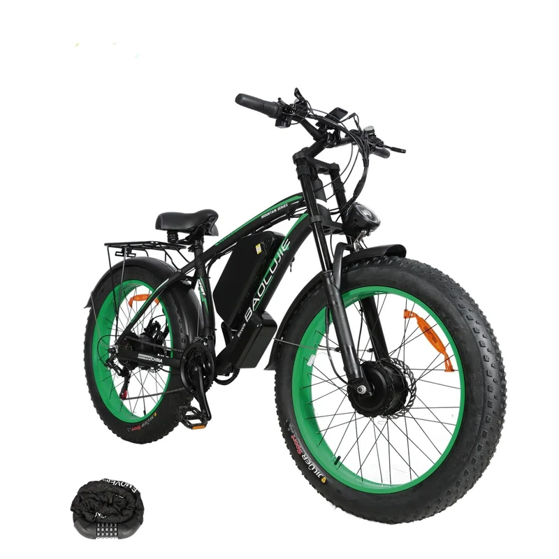 GERPSI Peak 5000W Electric Mountain Bike | All-Terrain, Fat Tire E-Bike for Canadian Riders