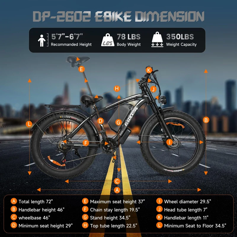 GERPSI Peak 5000W Electric Mountain Bike | All-Terrain, Fat Tire E-Bike for Canadian Riders