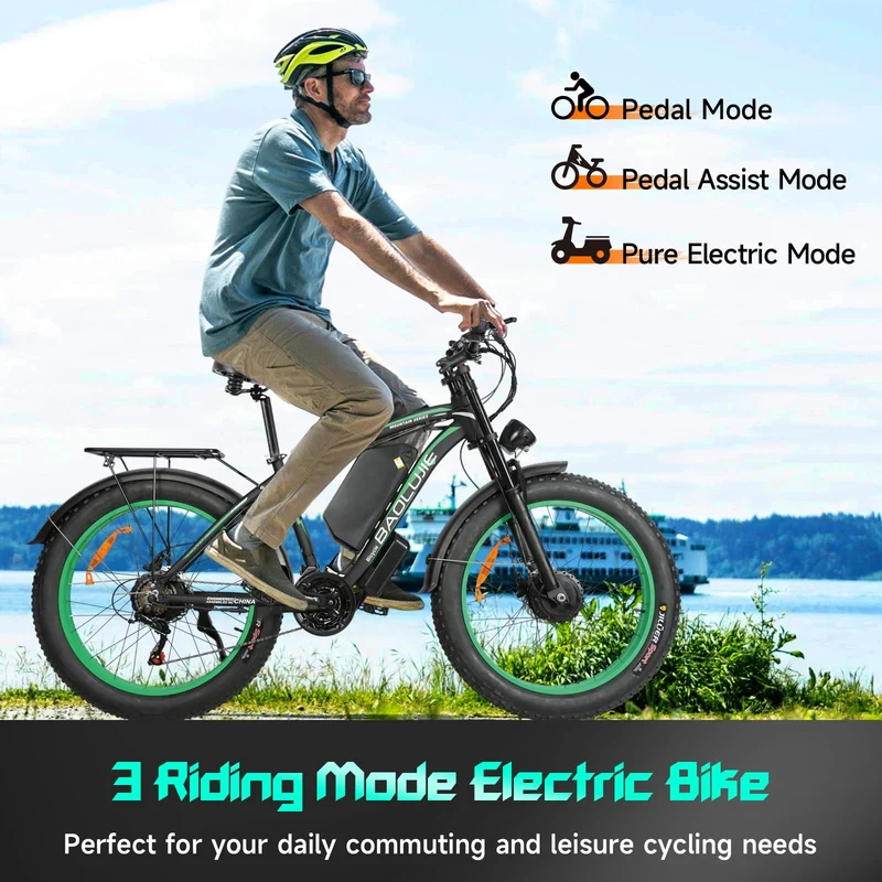 GERPSI Peak 5000W Electric Mountain Bike | All-Terrain, Fat Tire E-Bike for Canadian Riders