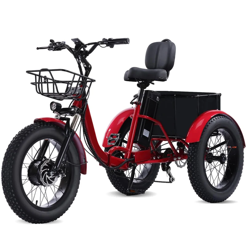 Kakigo Folding Electric Trike 48V 15Ah Fat Tire Canada